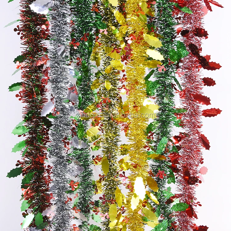 Хуанди Пользовательские Моды рождественские украшения мишуру, гирлянды украшение для дома