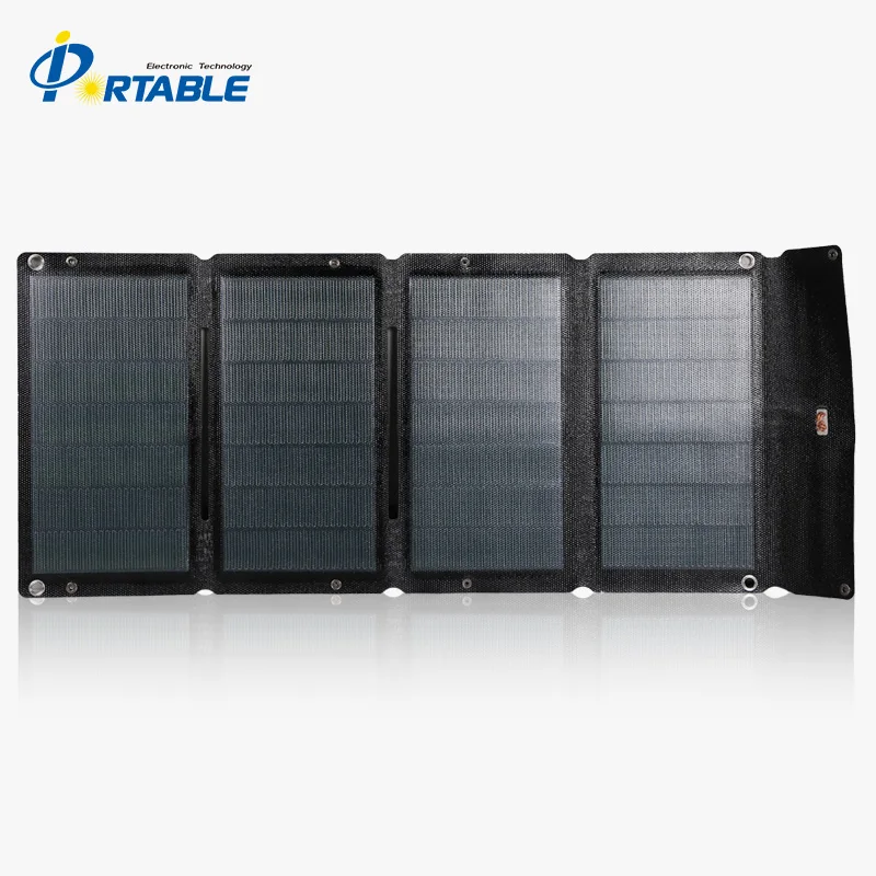 
14v 28w Cigs Flexible Solar Panel Factory Sales Customized Portable CIGS Solar Folding Bag with Tue Certificate -10℃-60℃ 2000ma 