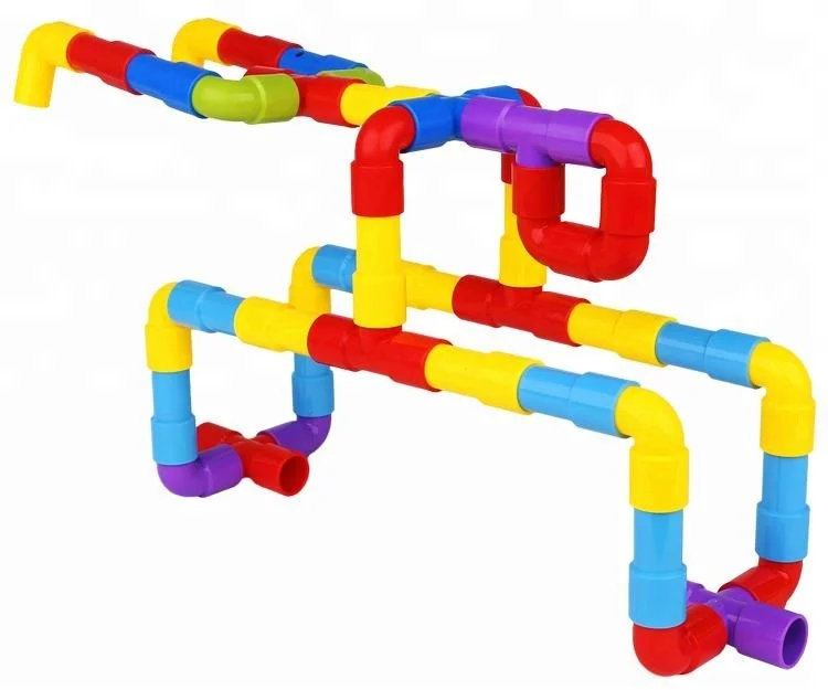 
DIY puzzle building blocks toy water pipe educational pipes toy blocks for Children 