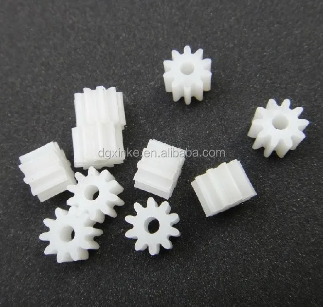 
Customized power transmission part plastic injection tool children toy accessory PA nylon diving pinion gear 