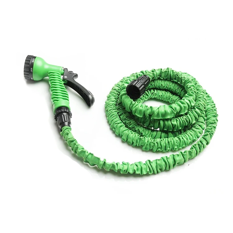 Expandable Garden Hose Gift Card Holder Plastic Quick Connector Water Hose ABS Plastic Flexible Rubber Opp Bag Blue 1 Pc