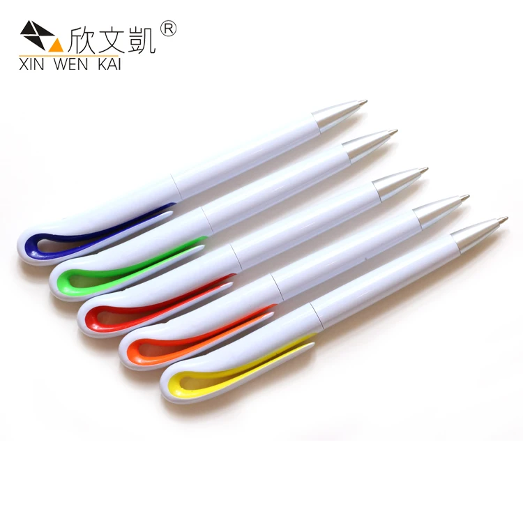 
New Hot Selling Promotional Russia Plastic Signature Ballpoint Writing Pen promotional desk stand plastic ballpoint pen 