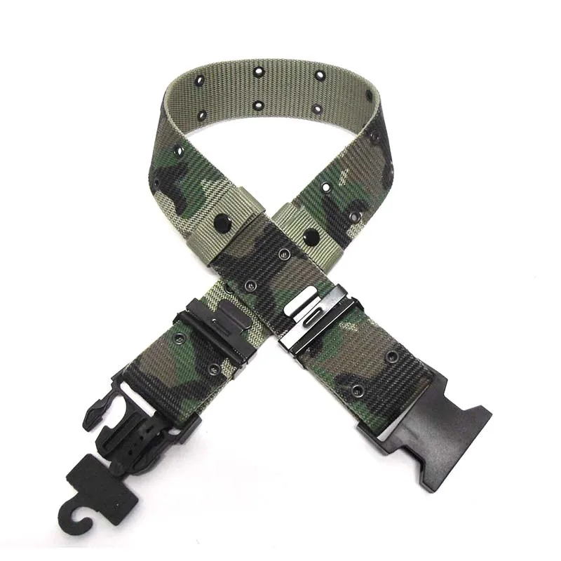 Adjustable Tactical Military Waist Belt Strap Hunting Survival plastic Buckle Nylon Belt