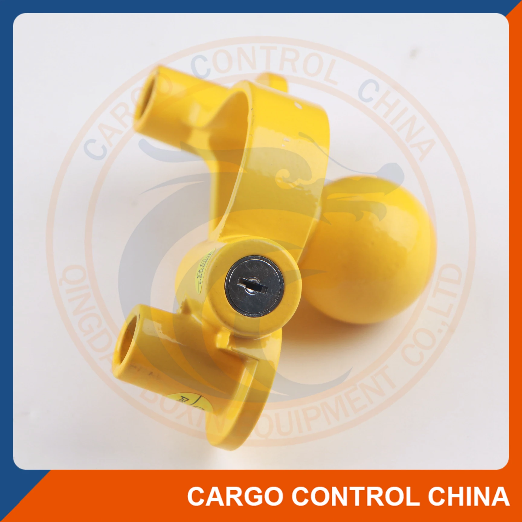 
Yellow Powder Coated Trailer Hitch Coupler Latch Lock 