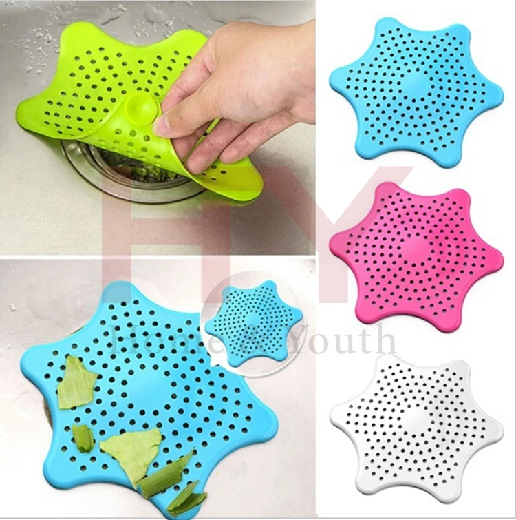 New Cute Home Living Floor Drain Hair Stopper Bath Catcher Sink Strainer Sewer Filter Shower Cover
