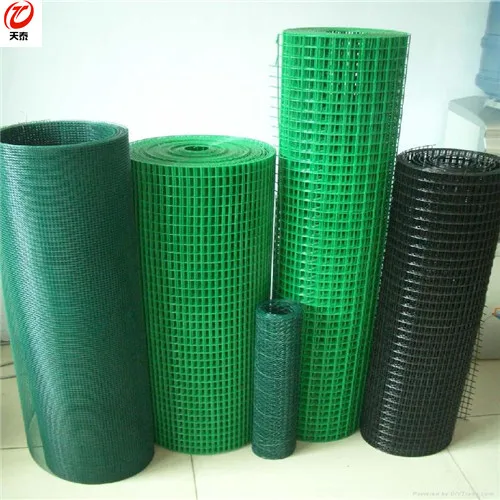 PVC Plastic coated welded wire mesh for making crab trap