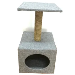 Высококачественный ковер из сизаля, кошачьи деревья, домашняя игрушка, кошачья чесалка, простой дизайн, оптовая продажа, PTC28017