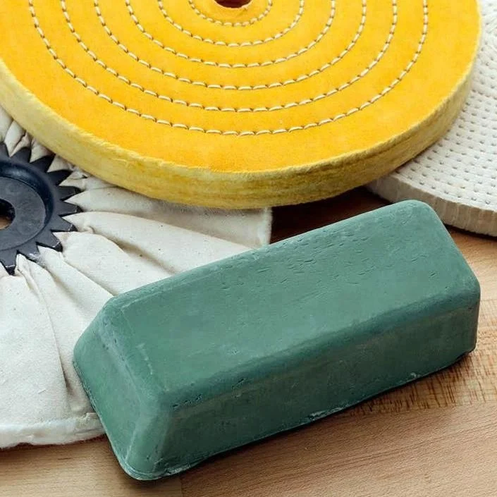 
Green Color Extra Fine Buffing Compound For Light Luster Polish 