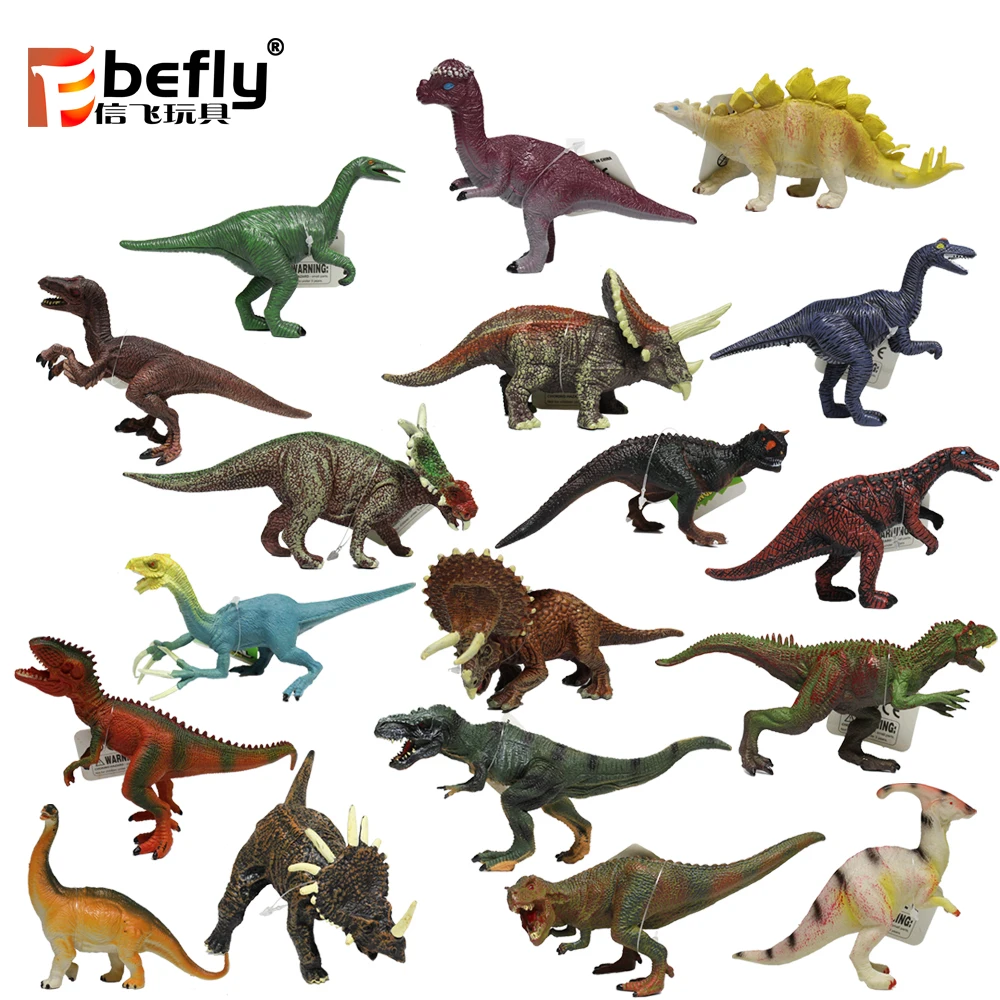 Simulation shantou plastic model toy dinosaur for theme park gift
