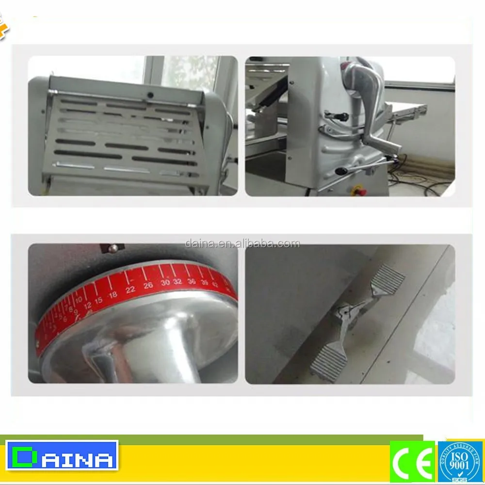 dough sheeter with working table