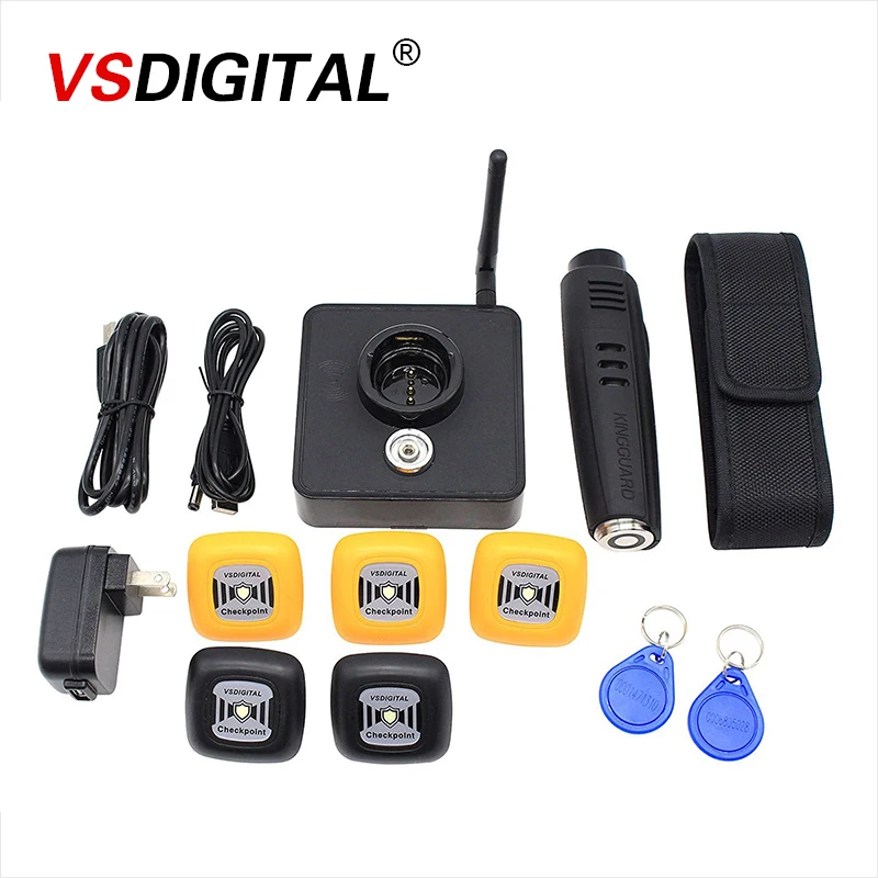 
RFID Guard Tour Patrol System Wireless GSM Alarm System SIM Card 