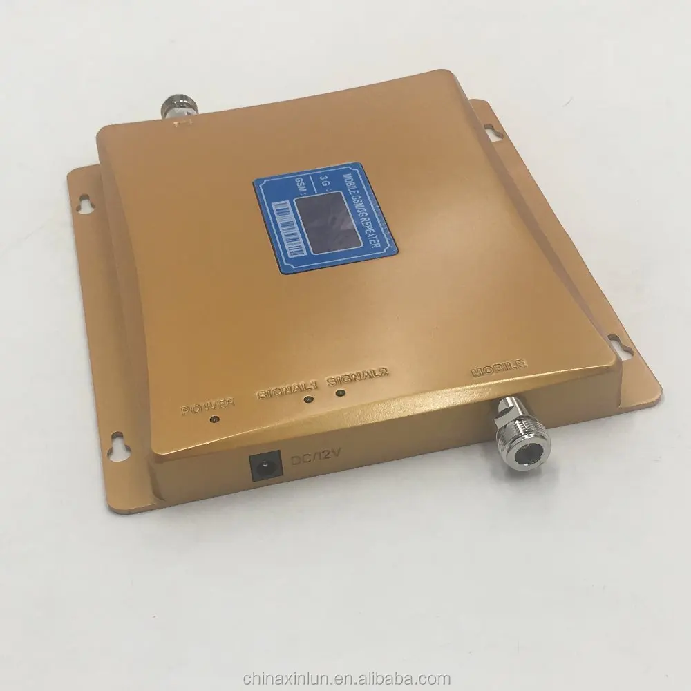 900 2100 GSM UMTS усилители сигнала мобильного телефона/ретранслятор для внутренних помещений с двойным жк-дисплеем