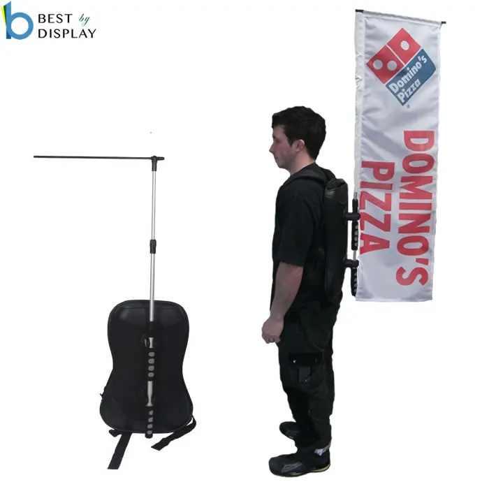 Backpack Flying Banner Flag Walking Banner Display Advertising Backpack