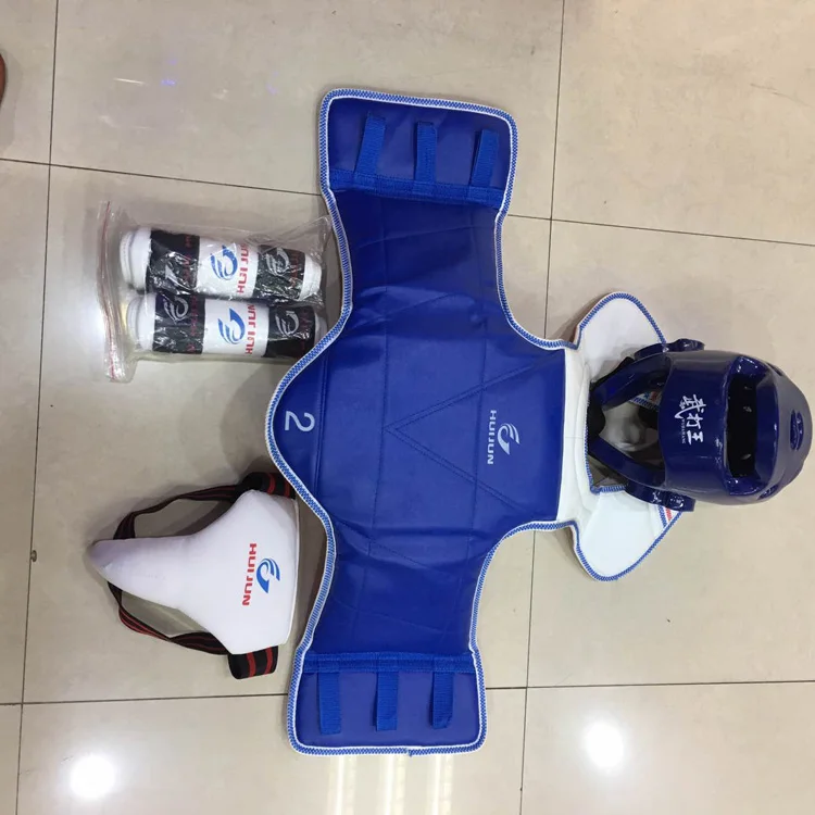 HJ-G154 Martial Arts Taekwondo Protection Equipment HUIJUN Professional 6pcs sets of taekwondo protection