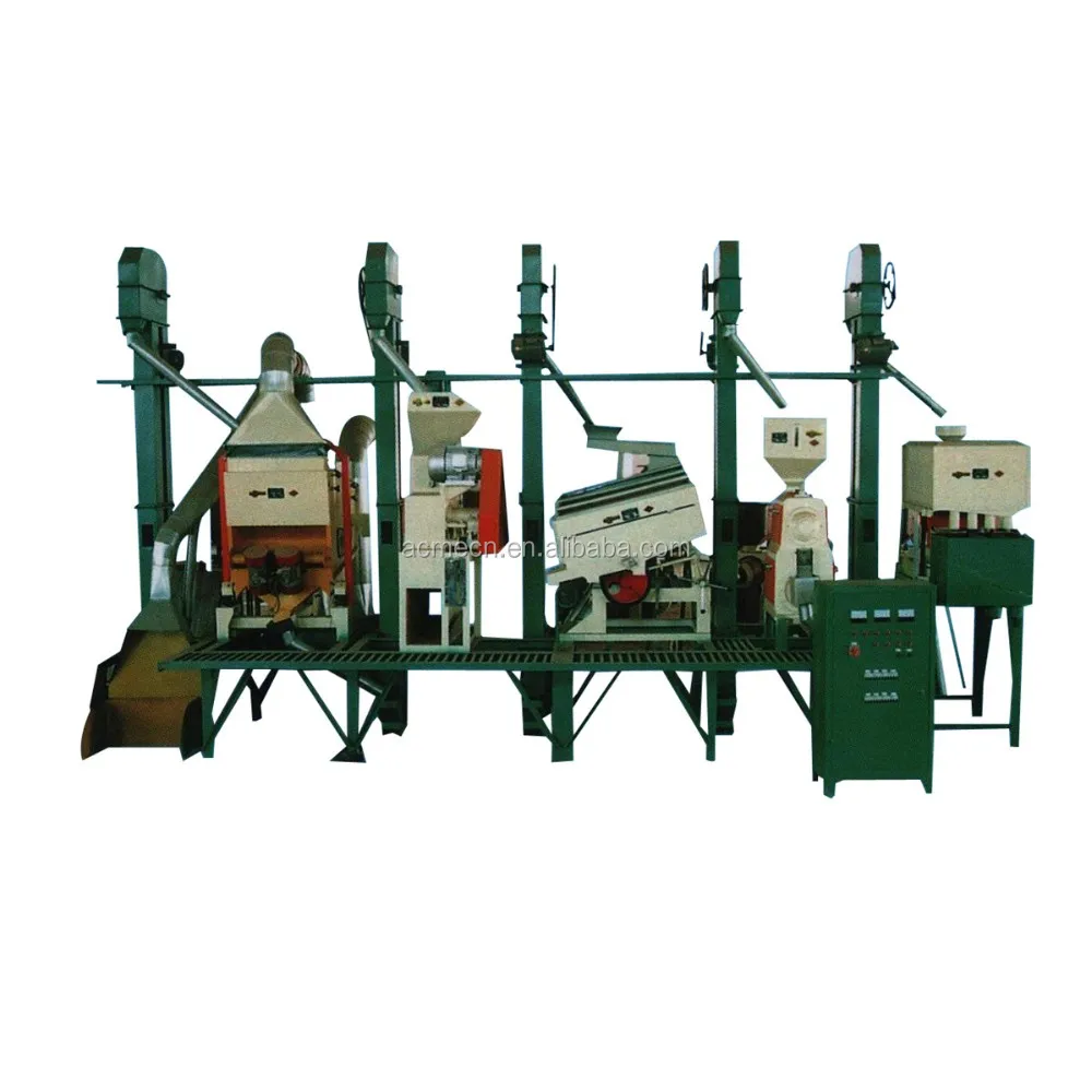 Полная автоматическая линия по производству рисовых мельниц