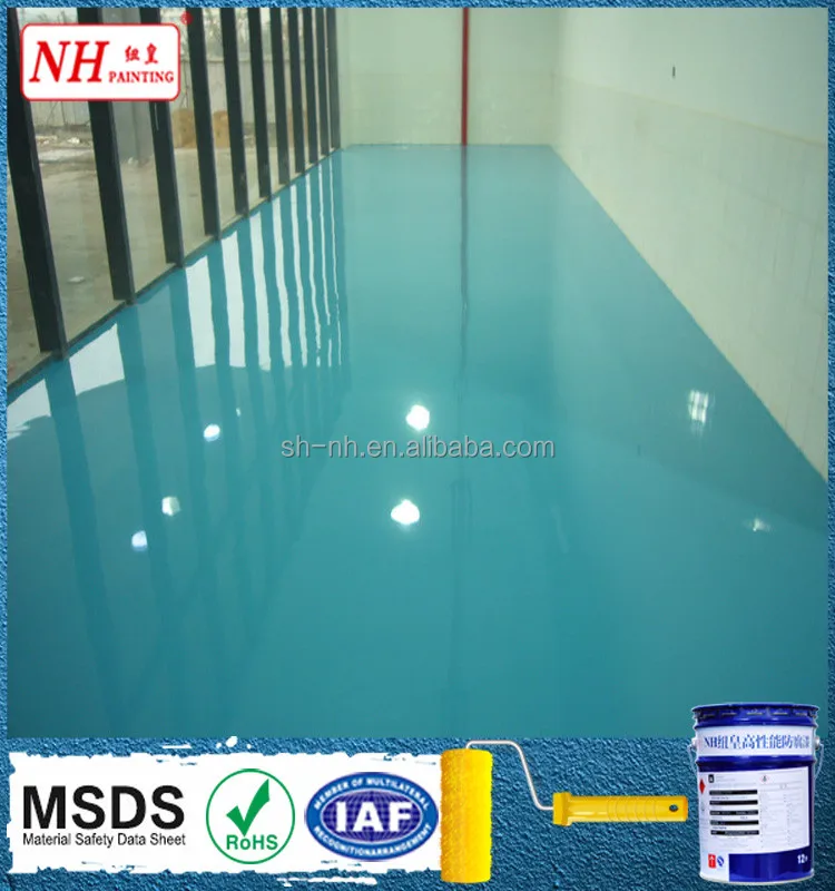 tolerate large equipment floor paint epoxy coating for healthcare