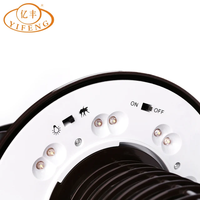 Outdoor and Indoor solar mosquito killer lamp ABS UV Led Tube Light Pest Trap Lamp electric insect killer lamp