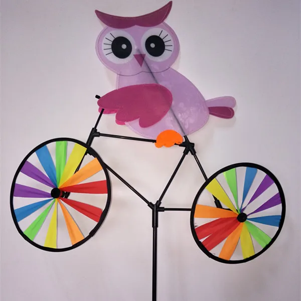 Owl cartoon windmill pinwheel for kids