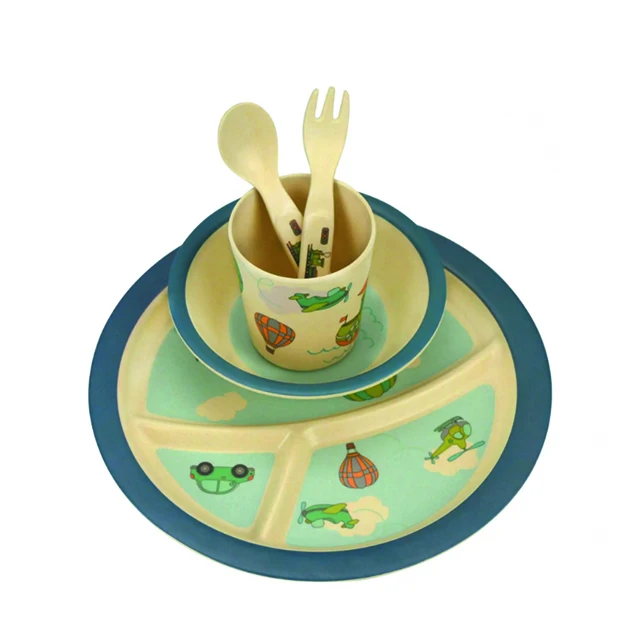 bio dinnerware harmonia spain bamboo dinner set eco kids tableware