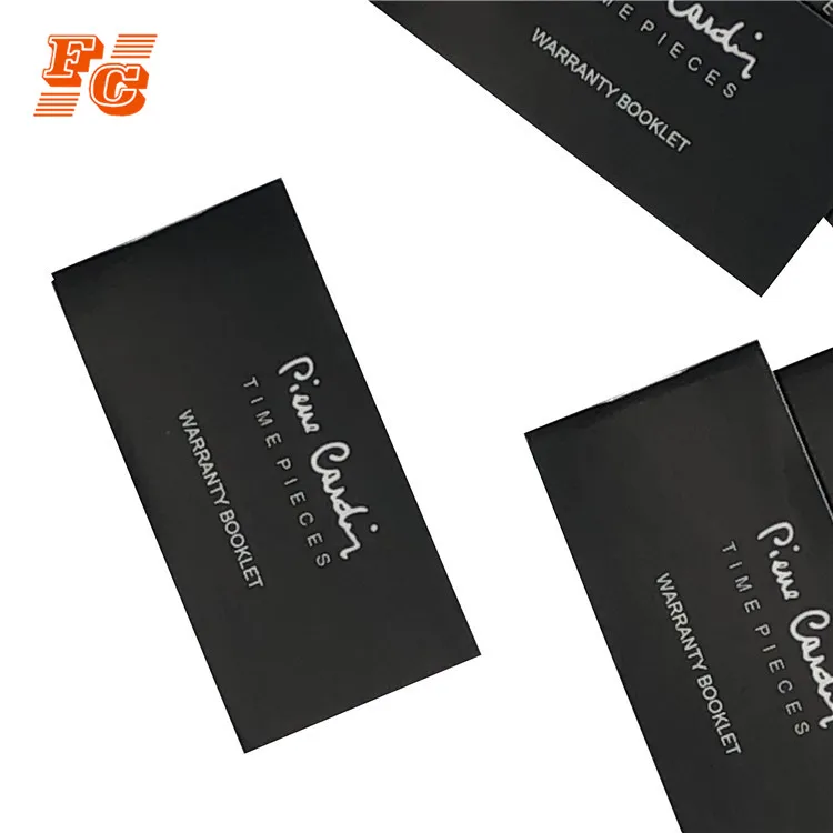 Printing product folding brochure instructions manual