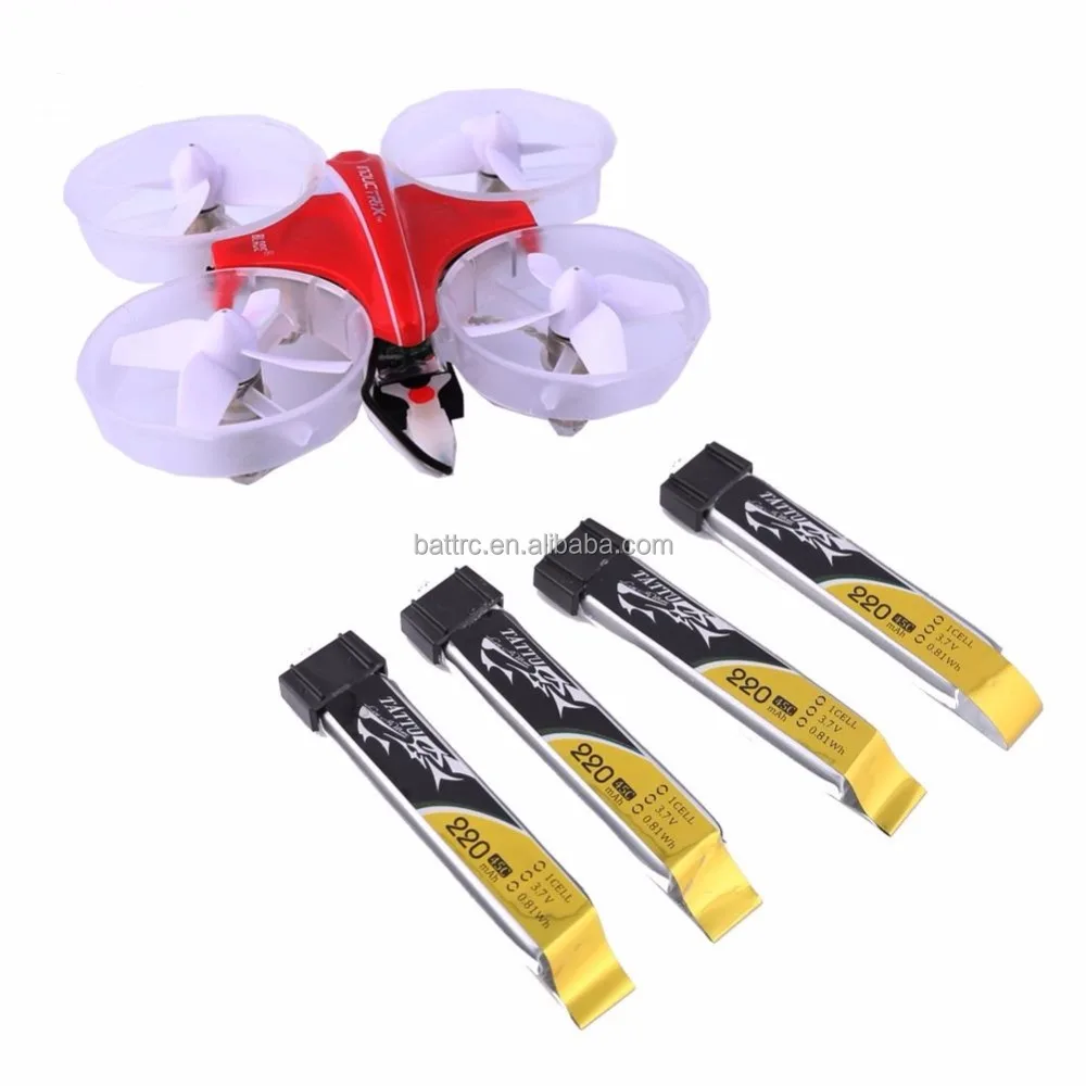 Индивидуальный 3,7 V 220mAh 45C 1S RC LiPo аккумулятор