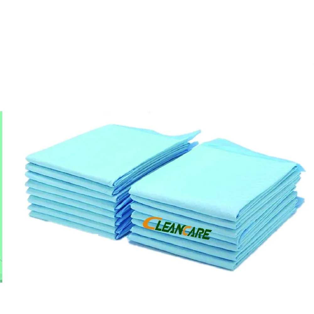 Leakproof Plastic Liner Anti-Leakage Pe Film Reusable Disposable Blue Medical Baby Underpad