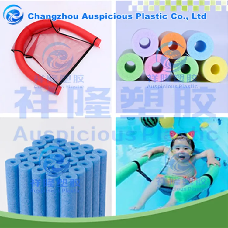 extruded polyethylene foam swimming pool noodles