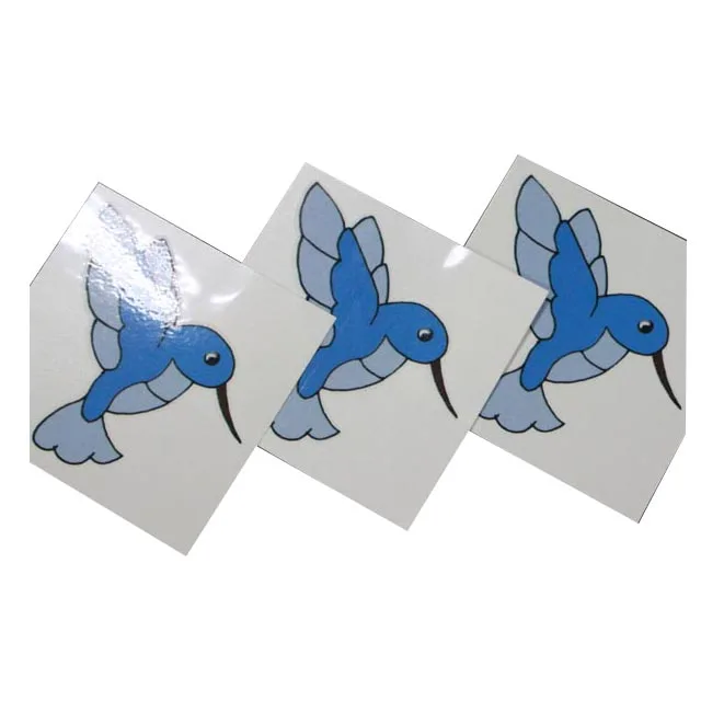 Custom printed logo water transfer fake temporary body tattoo sticker