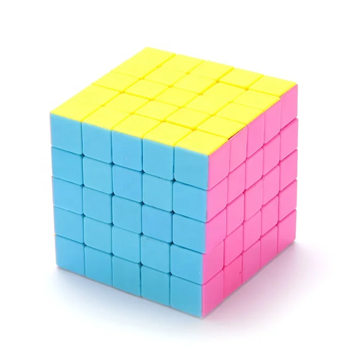 6.3cm educational anti stress puzzle game 5x5x5 cube for kids