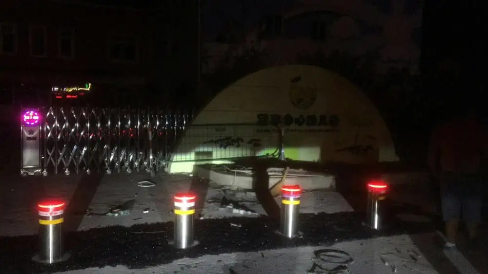 600*219 mm Hot Sale High Quality Hydraulic Bollard Automatic Rising Bollards Electric with Best