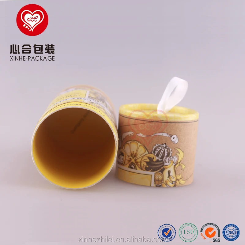 Custom logo printed round cardboard t-shirt packaging tube box