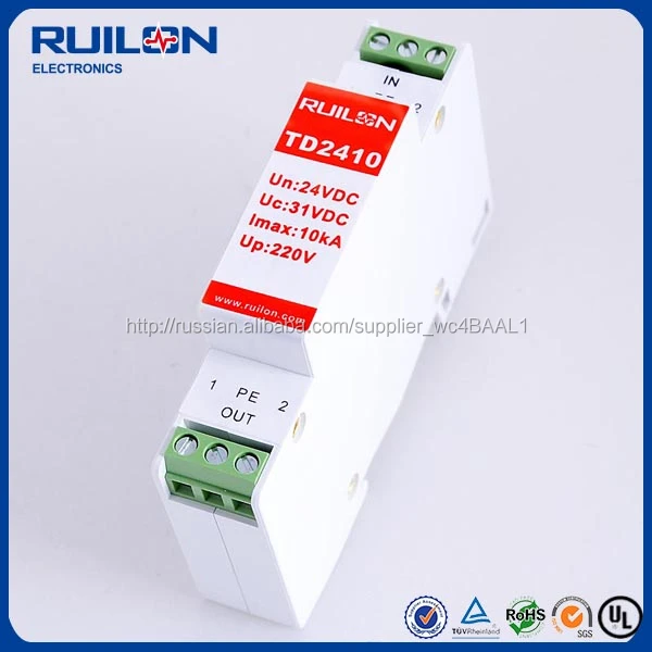 Ruilon TD4810 серии 10KA разрядник молниеотвод сетевой фильтр для питания постоянным током
