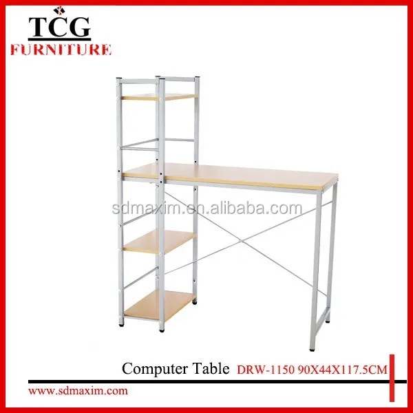 Office Table Gaming Computer Desk with shelf  DRW-1150W