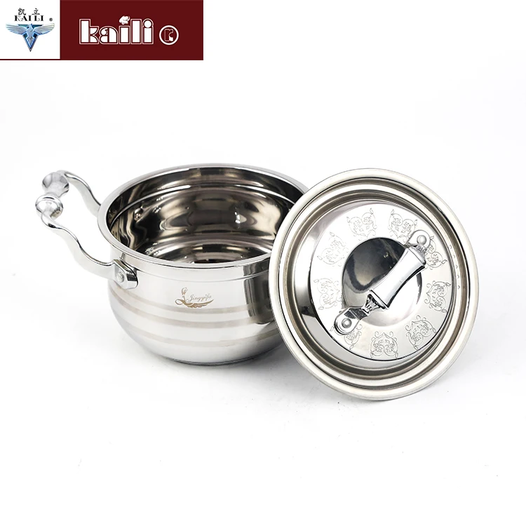 Factory Customized Eco-Friendly stainless steel pot cookware set stainless steel cookware set
