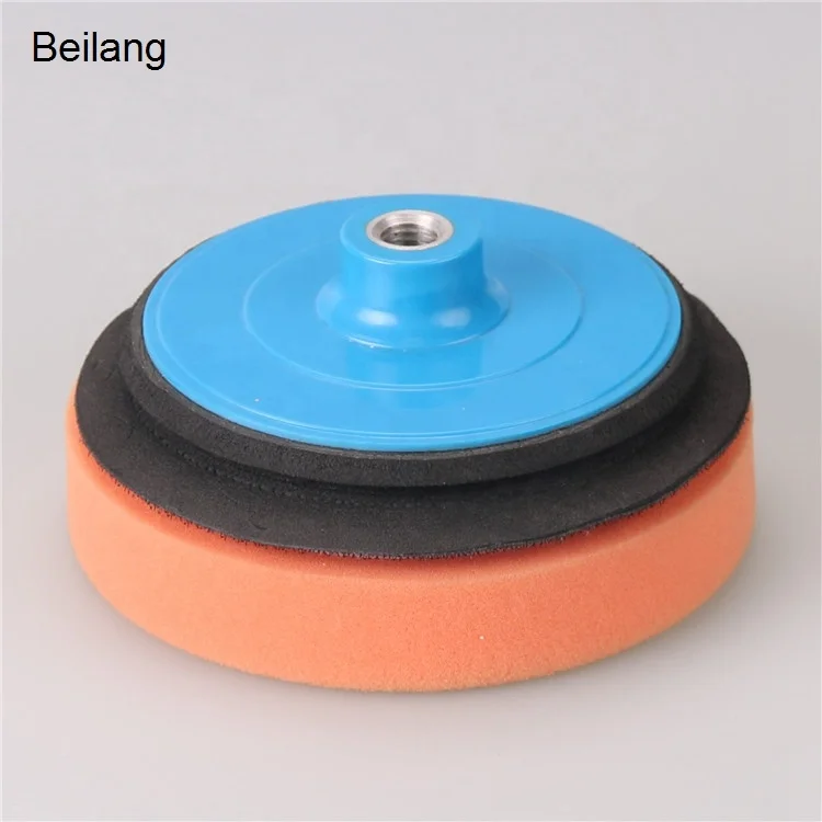 Rubber backing pads for Rupes polisher car polishing machines flexible backing pad m12 m14 adapter