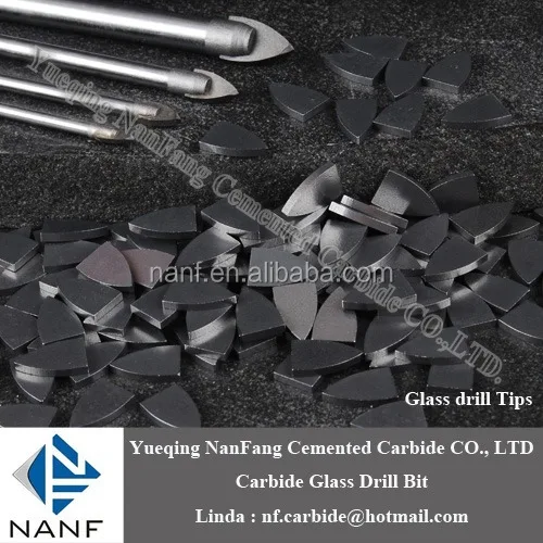 
Tungsten Carbide tips for glass drill/electric hammer drill 