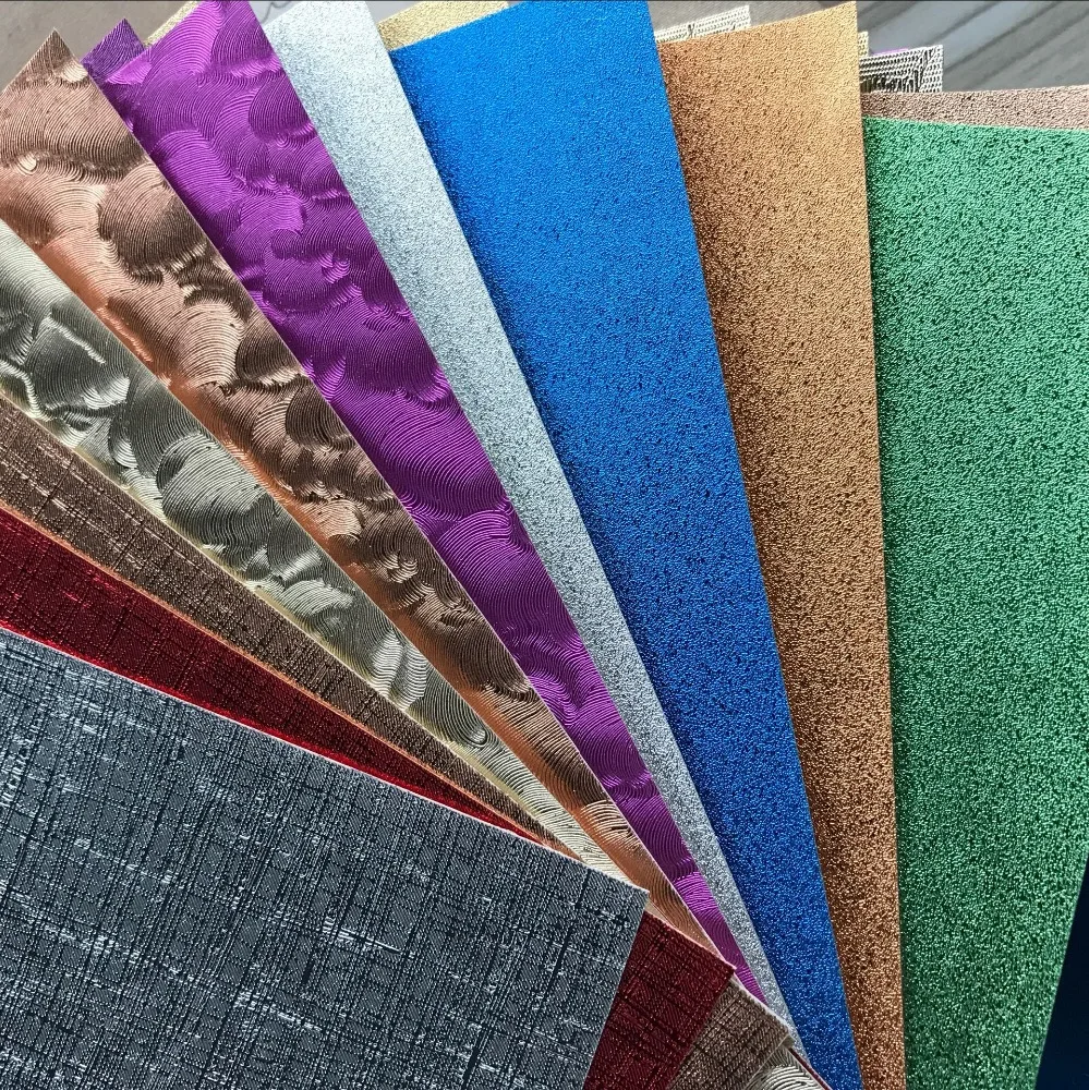 Glossy PVC Paper Vinyl Coated Book Binding and Box Wrapping Paper Made in China