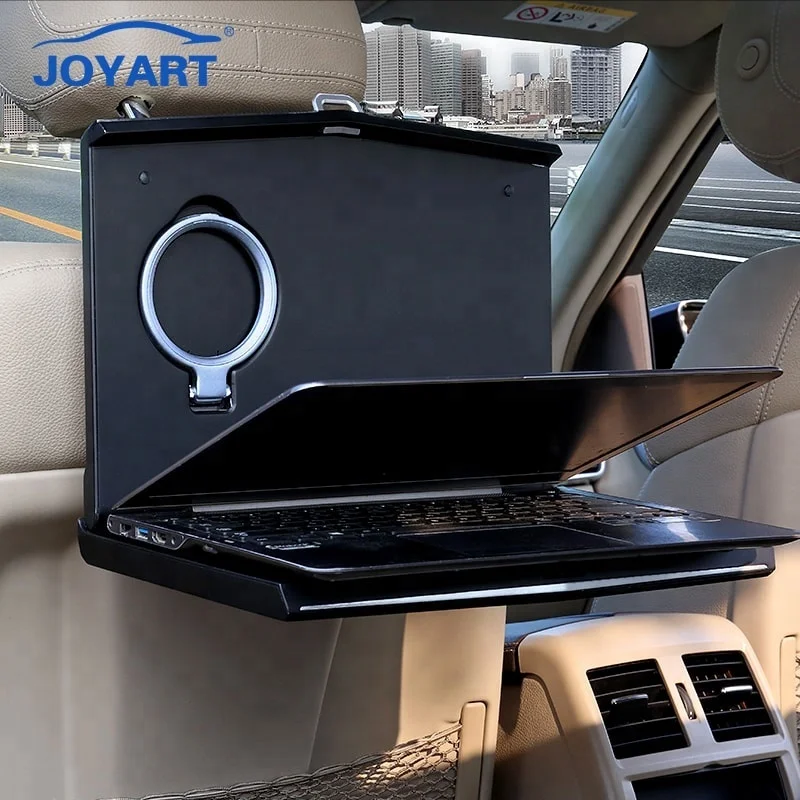 Folding Auto Car Back Seat Table Drink Food Cup Tray Holder Stand