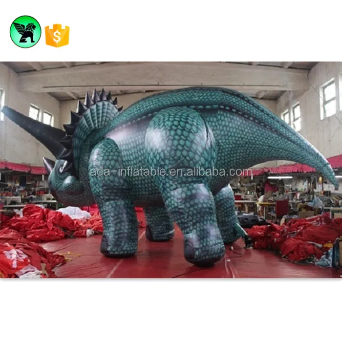 Гигантский зеленый рекламы надувные животных мультфильм индивидуальные динозавр надувной для события