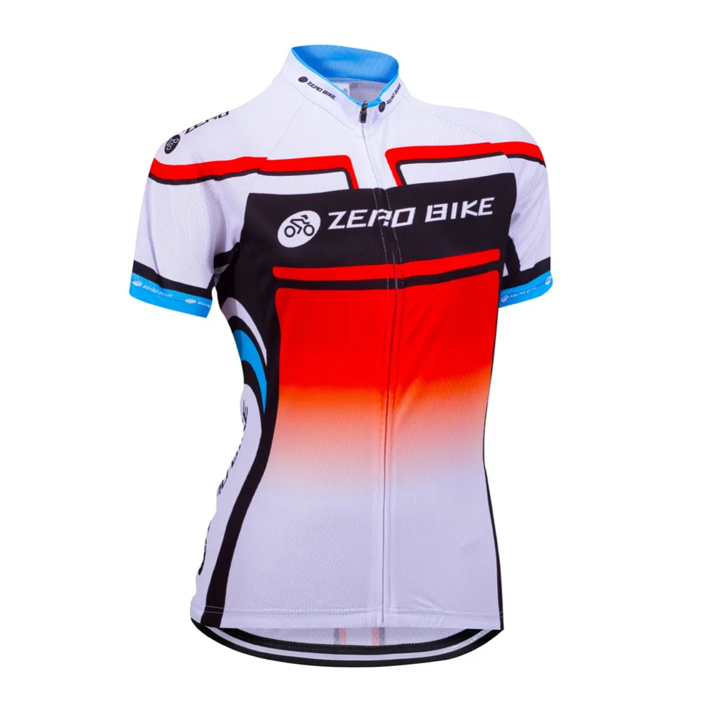 ZERO BIKE Women’s Short Sleeve Cycling Jersey Quick Dry Breathable