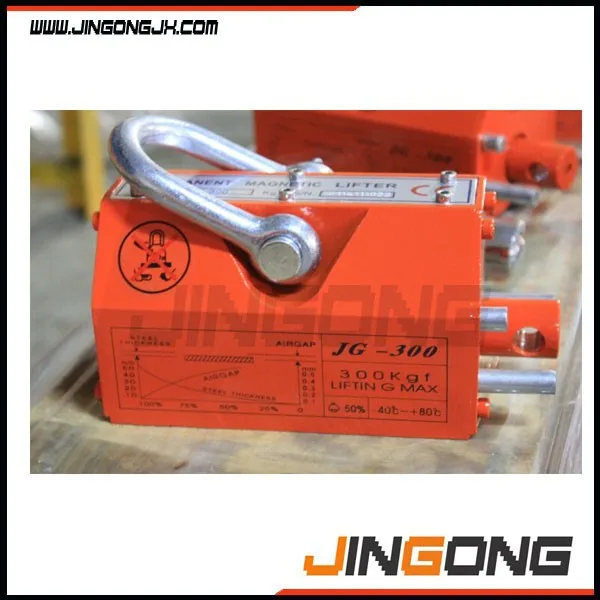Manufacturer 100kg,400kg,600kg,1t,2t,3t,5t permanent magnetic lifter, steel plate lifting magnets