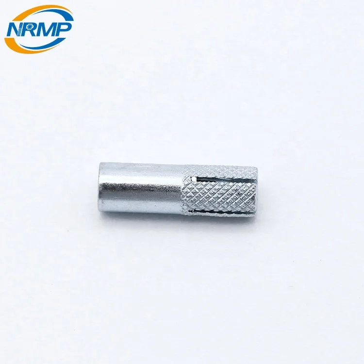 
Factory price M8 M12 M24 knurled brass drop in anchor 