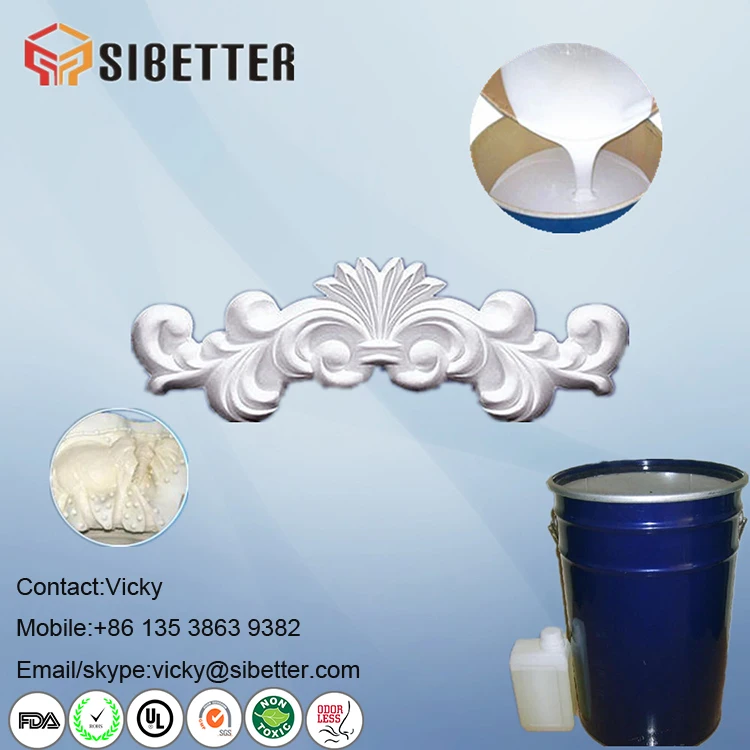 Concrete RTV2 Liquid Silicone Rubber for Roman Column Mold Making
