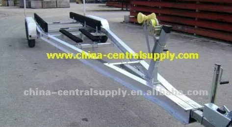 Factory madeTandem axles 5.8m Aluminum Boat trailer ACT0103