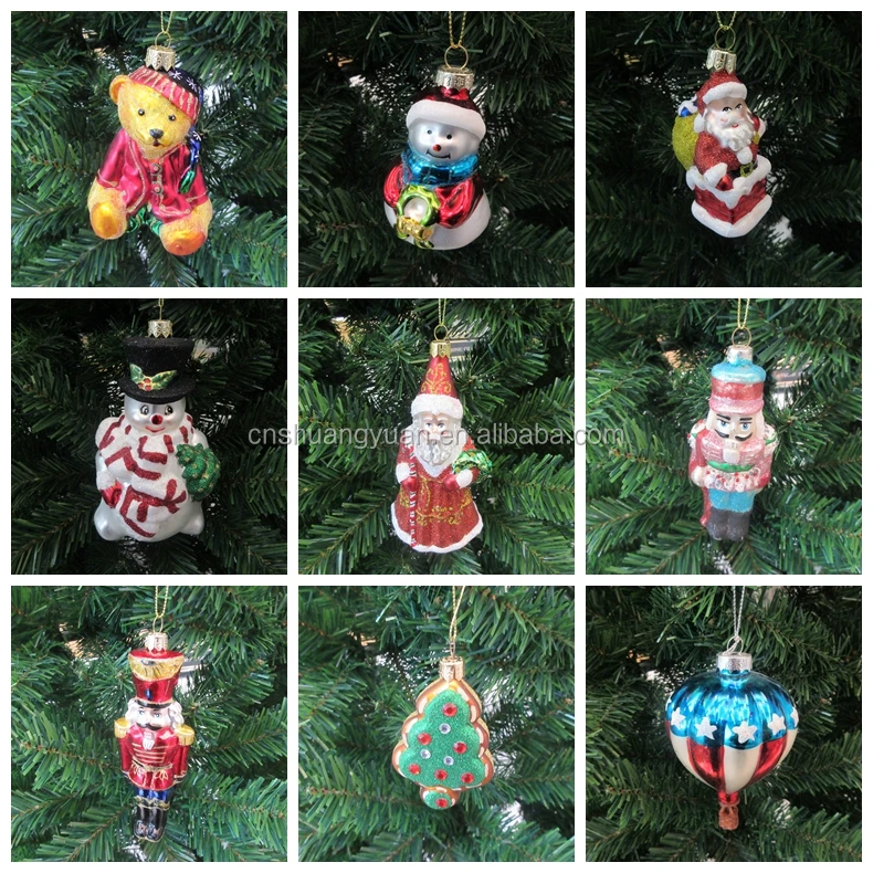 Factory Wholesale 8cm painted Glass Ornament Ball for Christmas Tree