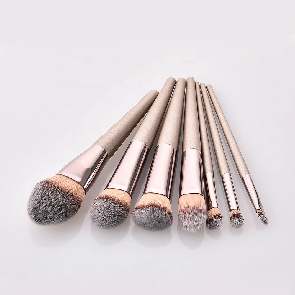 7 Pcs Makeup Brush Cleaner Professional Makeup Brush Set Cosmetic Brush For Makeup Sets For Face/Eye/Lip