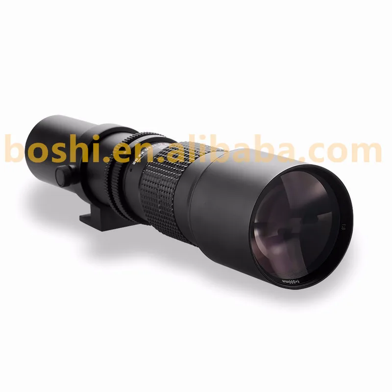 OEM/ODM 500mm f8-f32 manual long focus T - port single reflex telephoto camera lens for all SLR camera