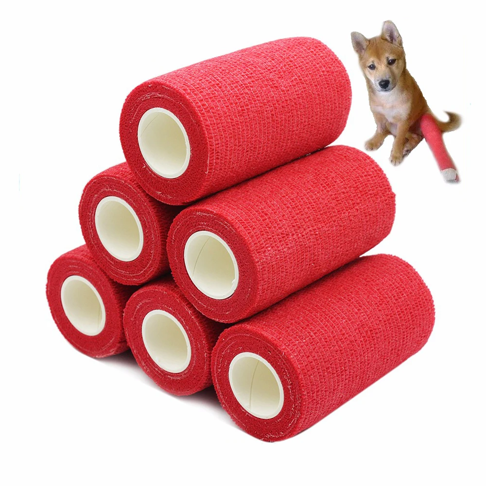 Nonwoven pet wrap elastic comfortable selfadhesive cohesive bandage wraps