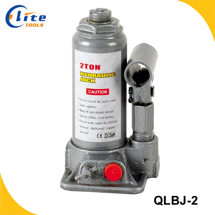 2T  red hydraulic bottle jack without safety valve
