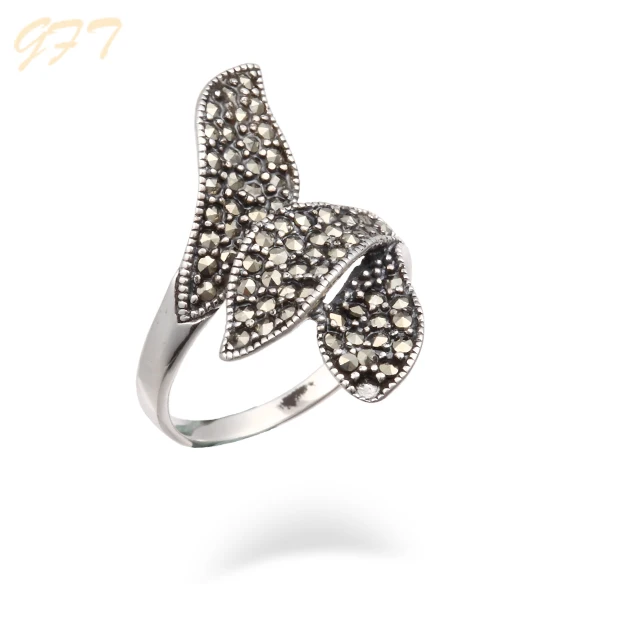 Новое поступление, ювелирные изделия из стерлингового серебра 925 пробы с марказитом